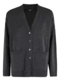 Seventy buttoned pocket cardigan - Grey