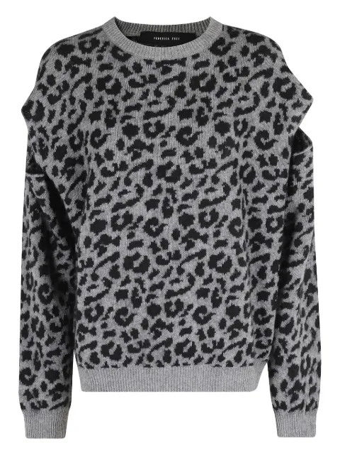 Federica Tosi leopard-pattern sweater
