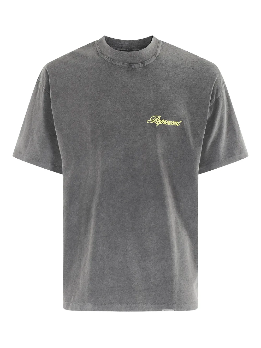 Represent script-logo T-shirt Grijs
