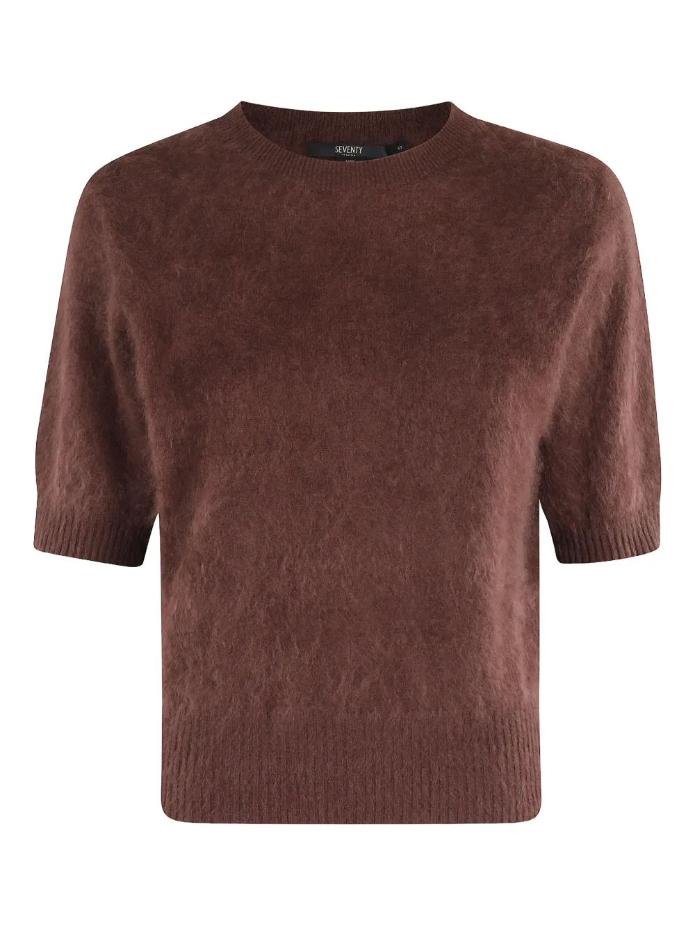 short-sleeve knitted T-shirt