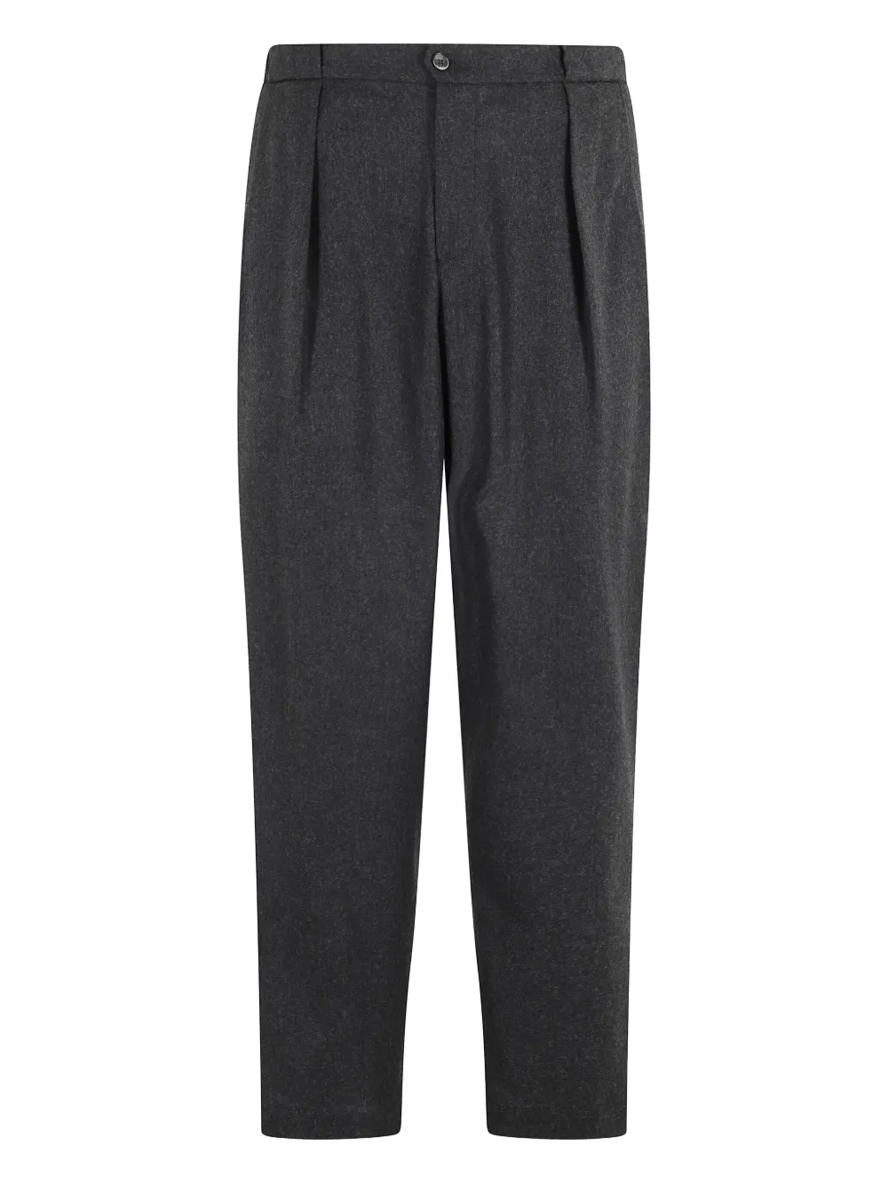 Briglia 1949 pleated wool-cashmere blend trousers Grijs
