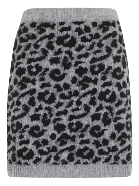 Federica Tosi leopard-print knit mini skirt