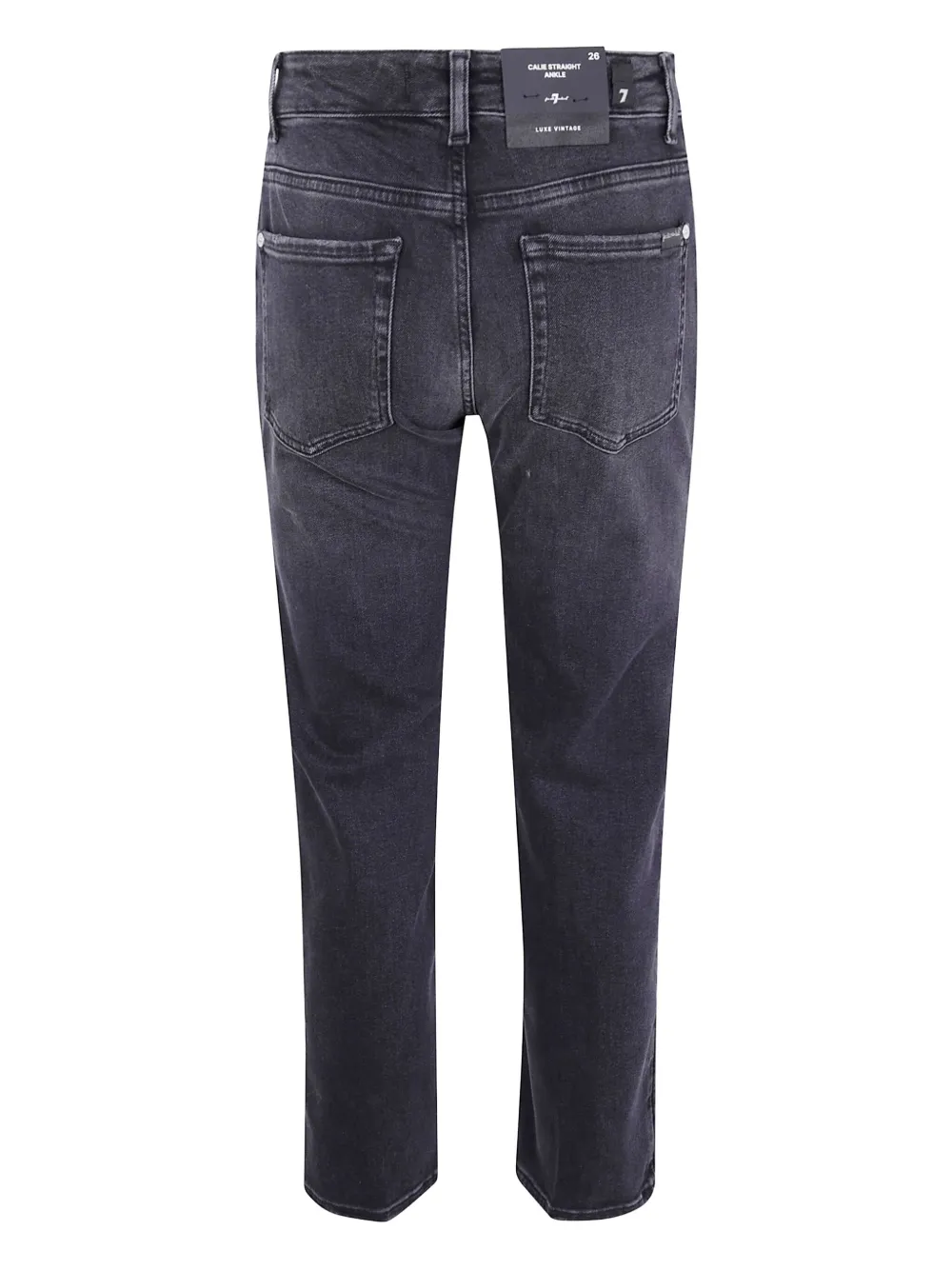 7 For All Mankind faded-wash jeans - Zwart