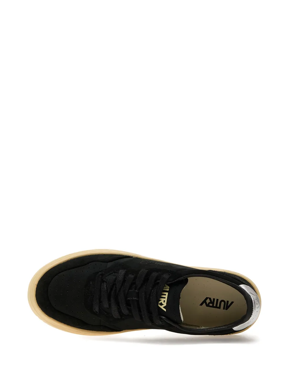 Autry Medalist suede sneakers Black