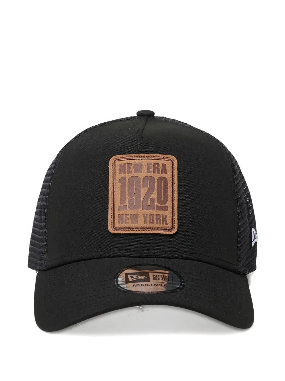 9Forty leather-patch baseball cap