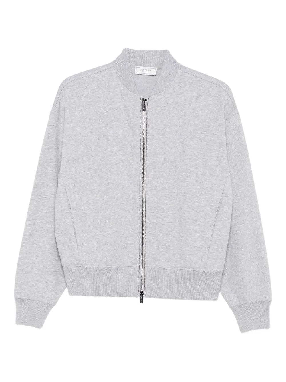 Peserico Zip-front Jacket In Gray