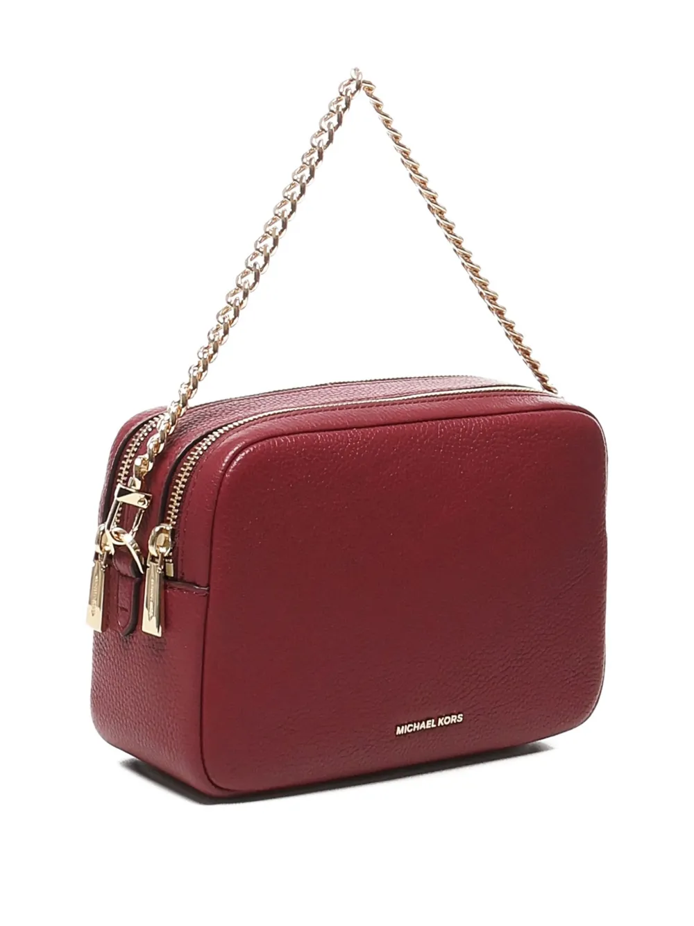 Michael Kors medium Bryant chain-strap leather shoulder bag Rood