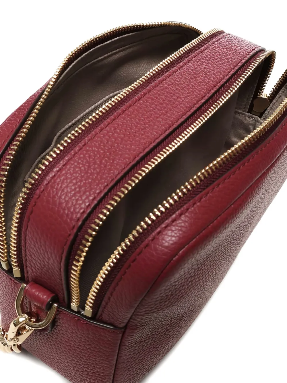 Michael Kors medium Bryant chain-strap leather shoulder bag Rood