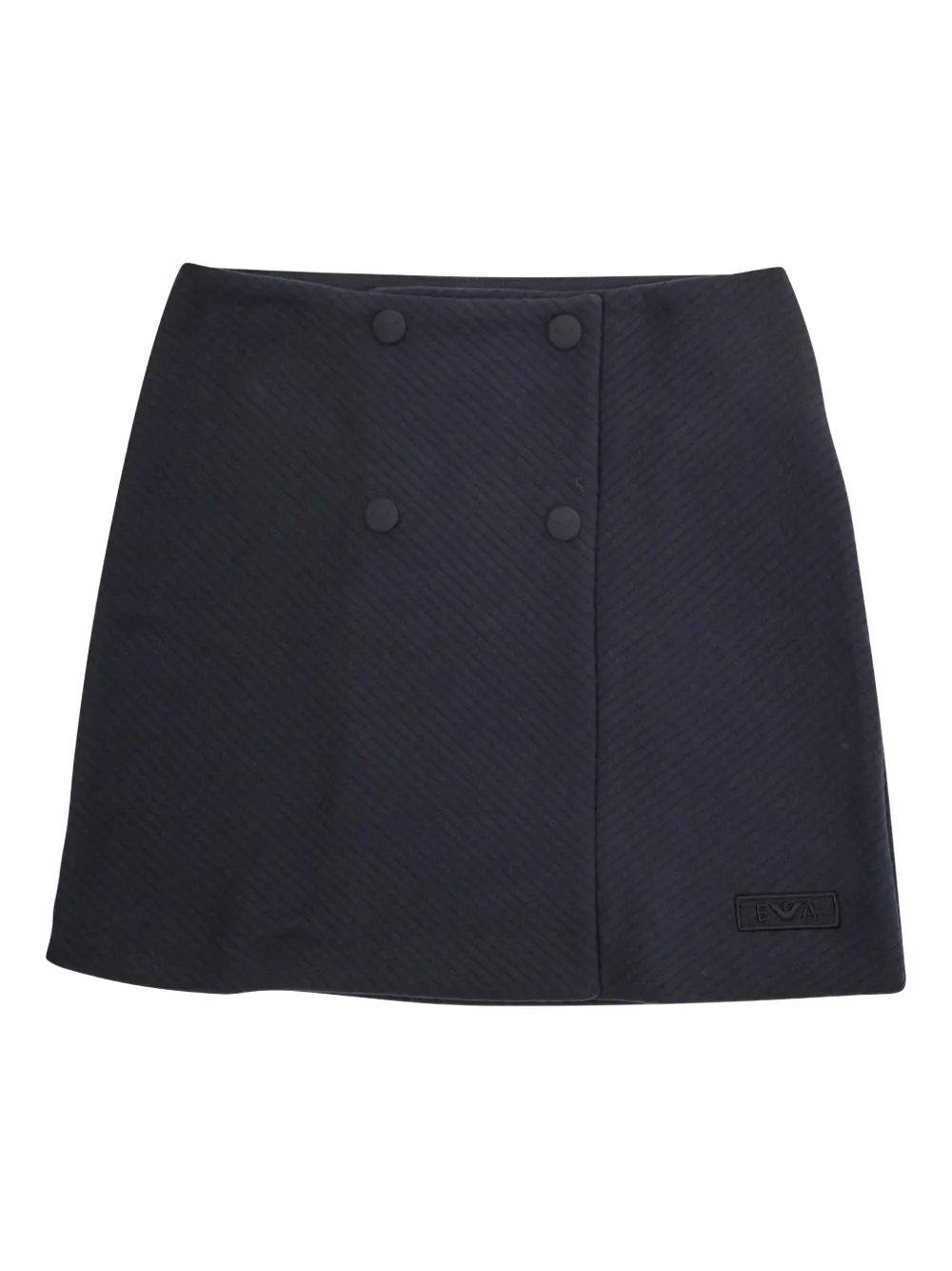 Emporio Ar i Kids Mini-rok met dubbele rij knopen Blauw