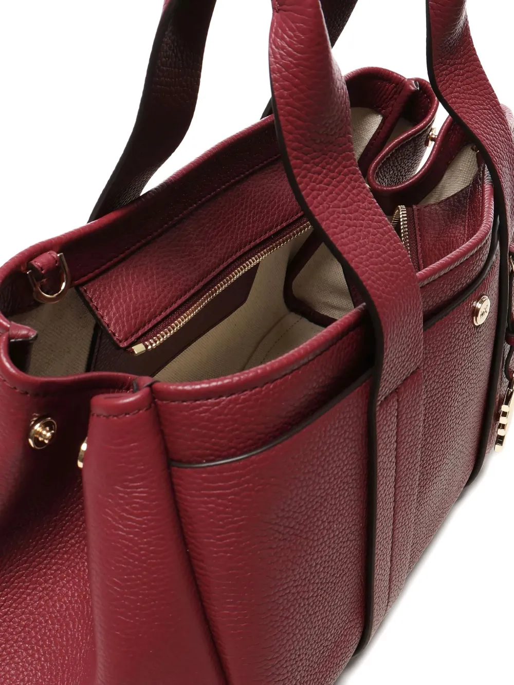 Michael Kors small Romee leather top-handle tote bag Rood
