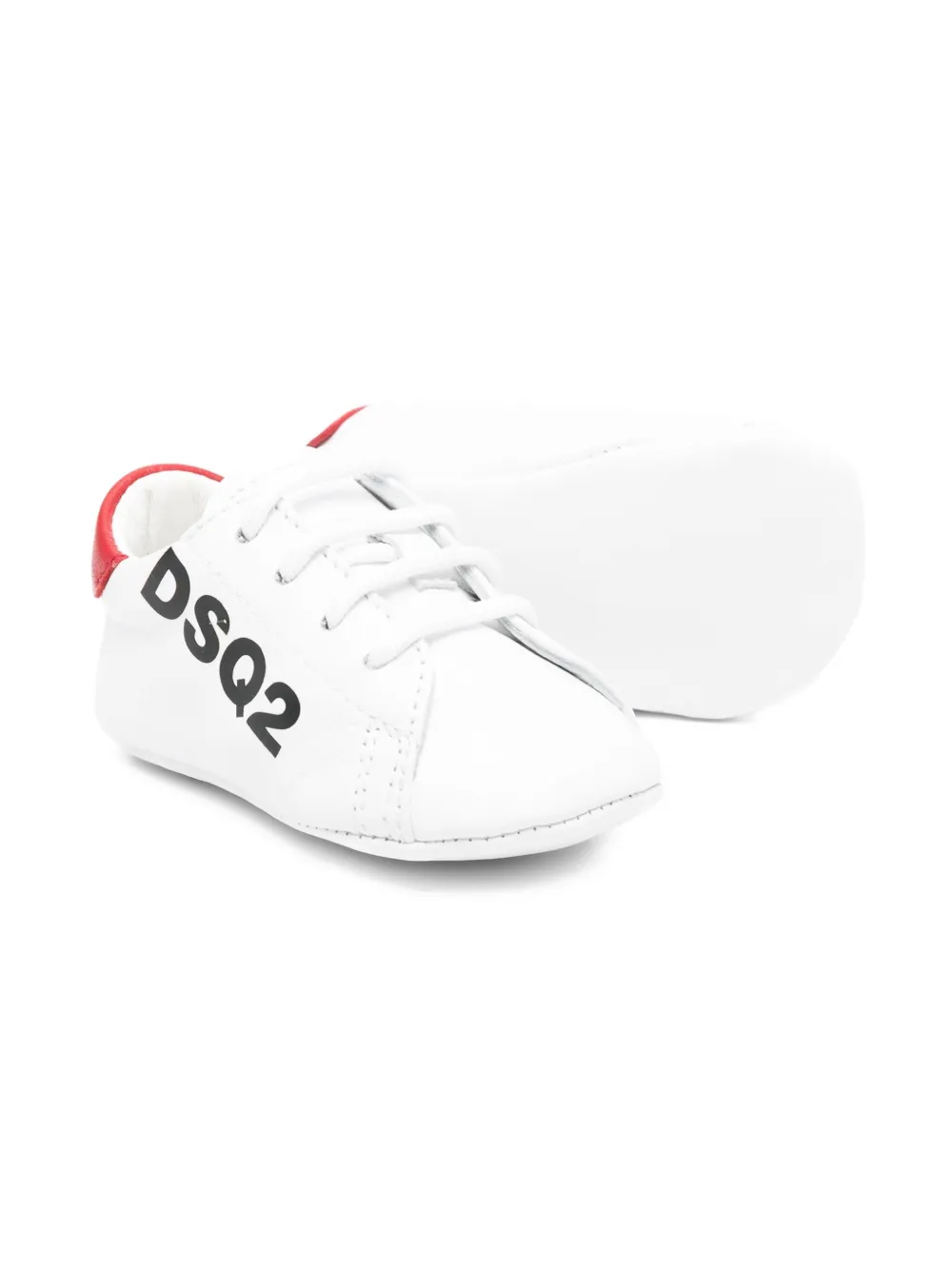 DSQUARED2 KIDS logo-detail pre-walkers White
