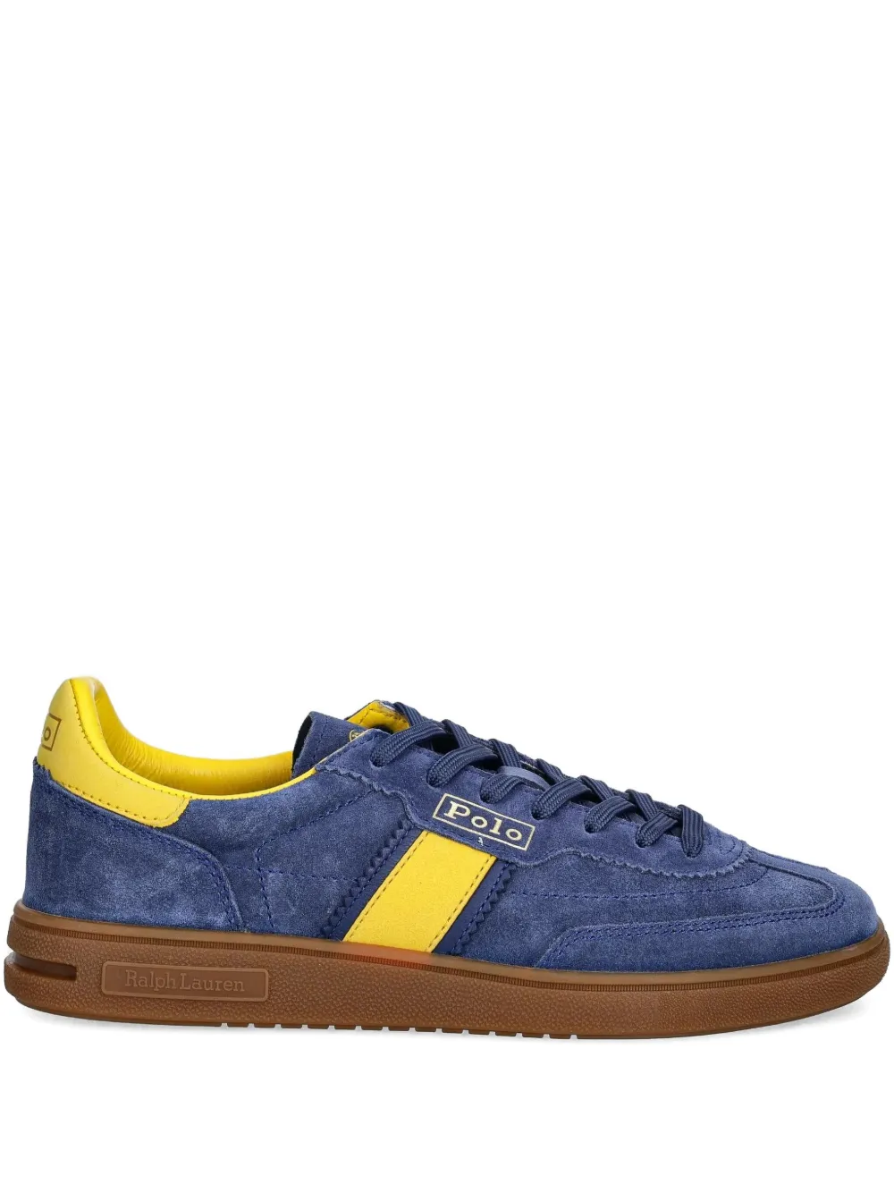 Polo Ralph Lauren Bedford suede stripe sneakers Blue