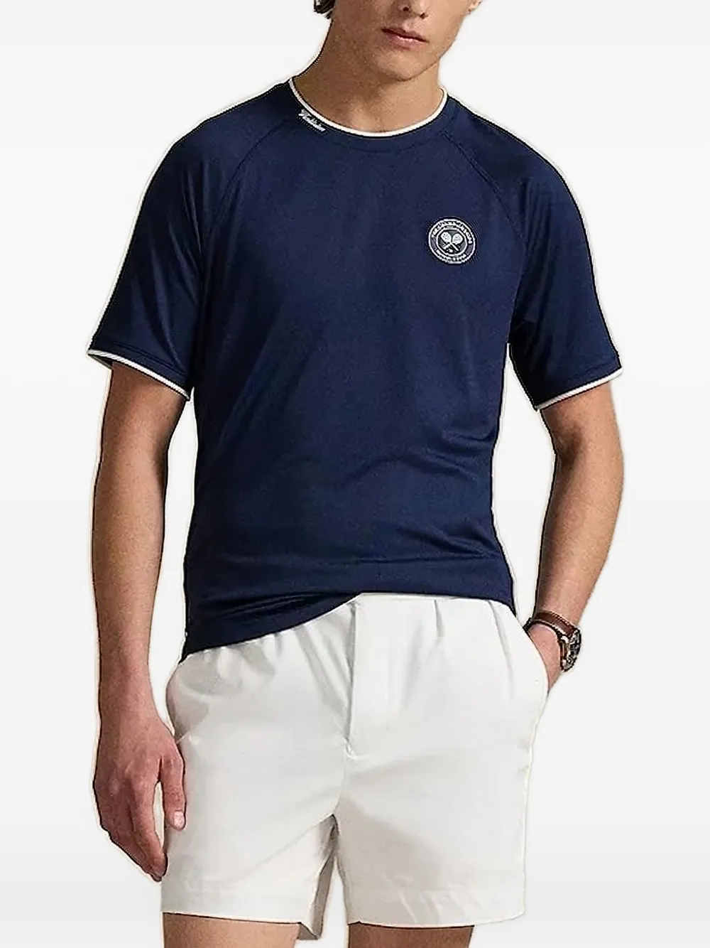 Polo Ralph Lauren Wimbledon logo-patch T-shirt | Blue | Image 1