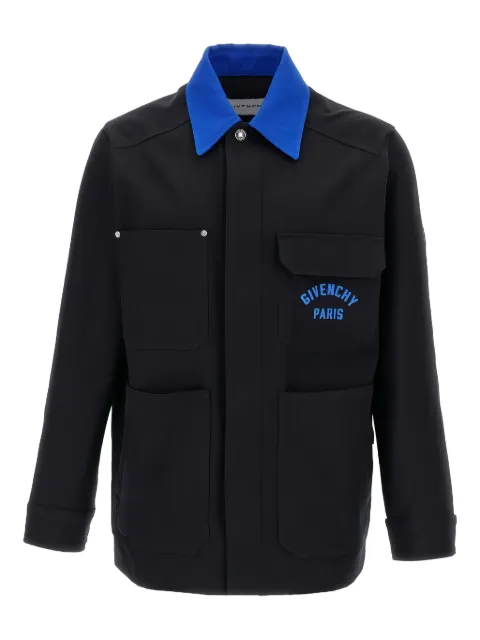 Givenchy chamarra con logo bordado