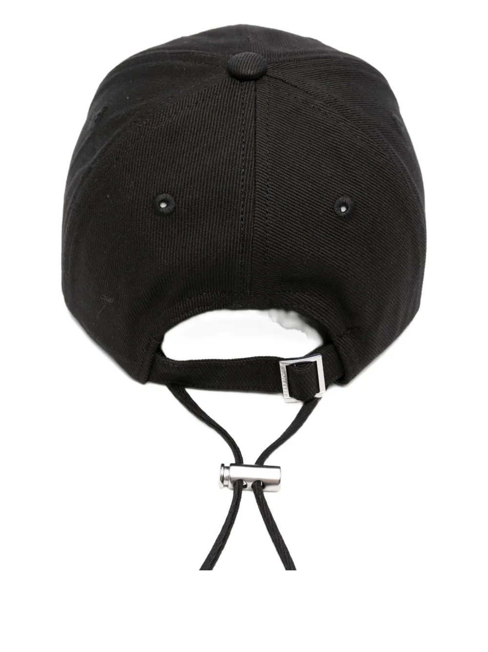 Jacquemus Denim honkbalpet Zwart