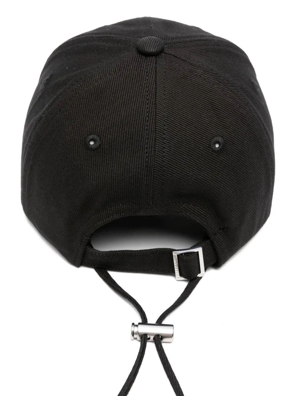 Jacquemus Denim honkbalpet - Zwart