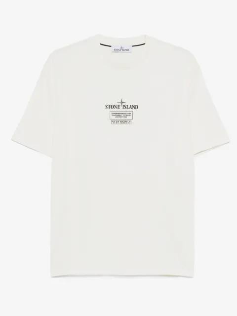 Stone Island logo-print cotton T-shirt