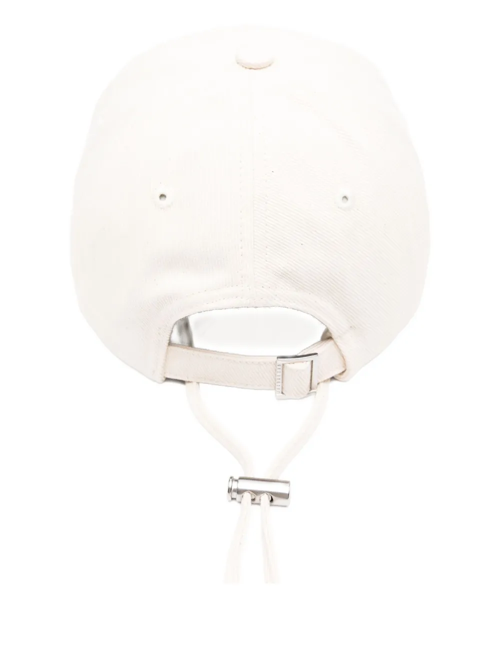 Jacquemus Denim honkbalpet Beige