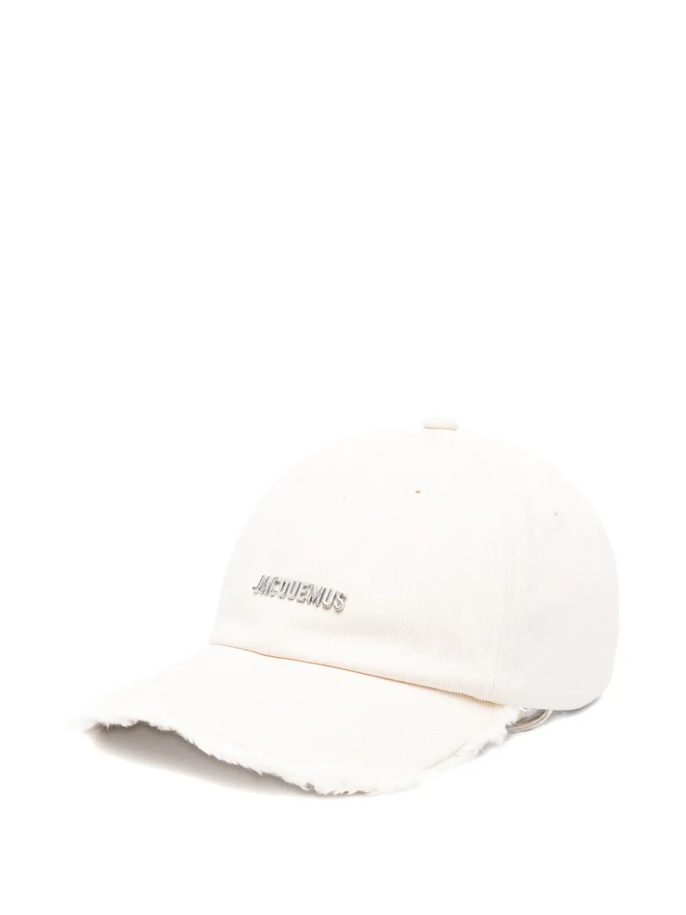 Jacquemus Denim honkbalpet Beige