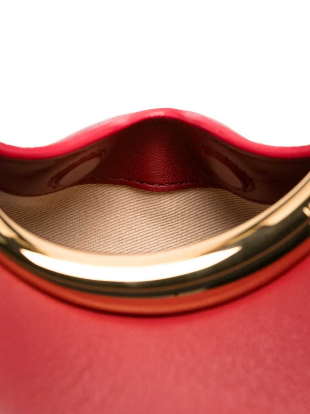 Jacquemus The Small Calino shopper Rood