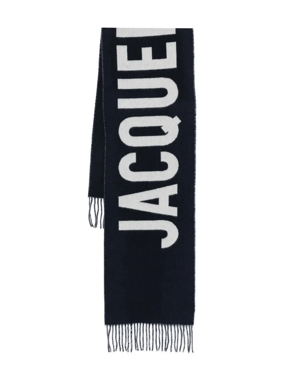 Jacquemus logo-detail scarf Blauw