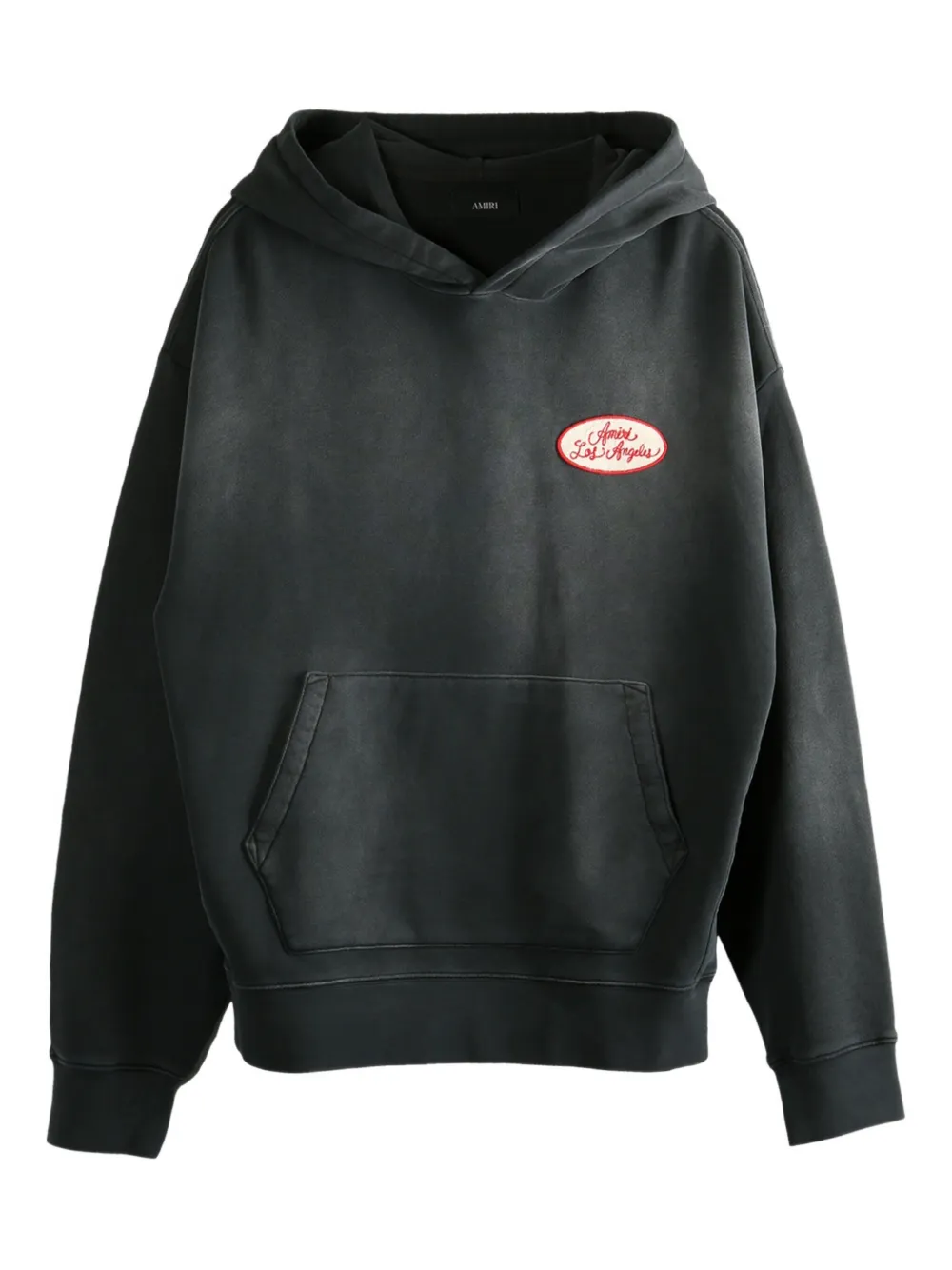 Station Patch cotton hoodie