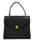 CHANEL Pre-Owned 1998 leather tote bag - Black