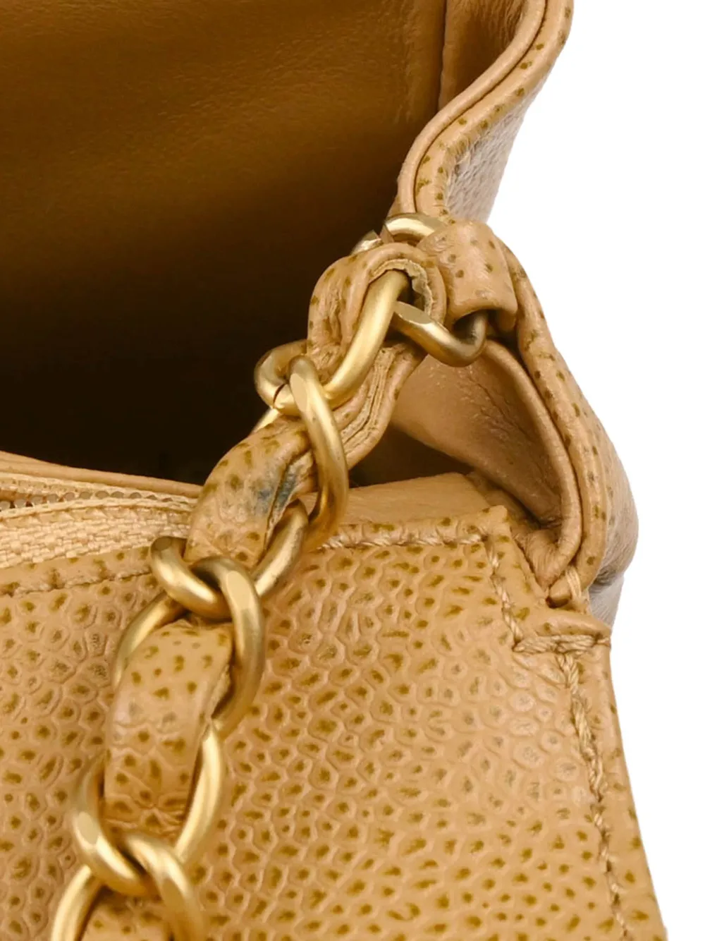 Pre-owned Chanel 2003 Quilted Shoulder Bag In Neutral
