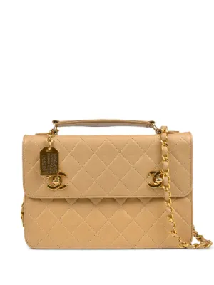CHANEL Pre-Owned 1990s キルティング ミニバッグ | シルバートーン