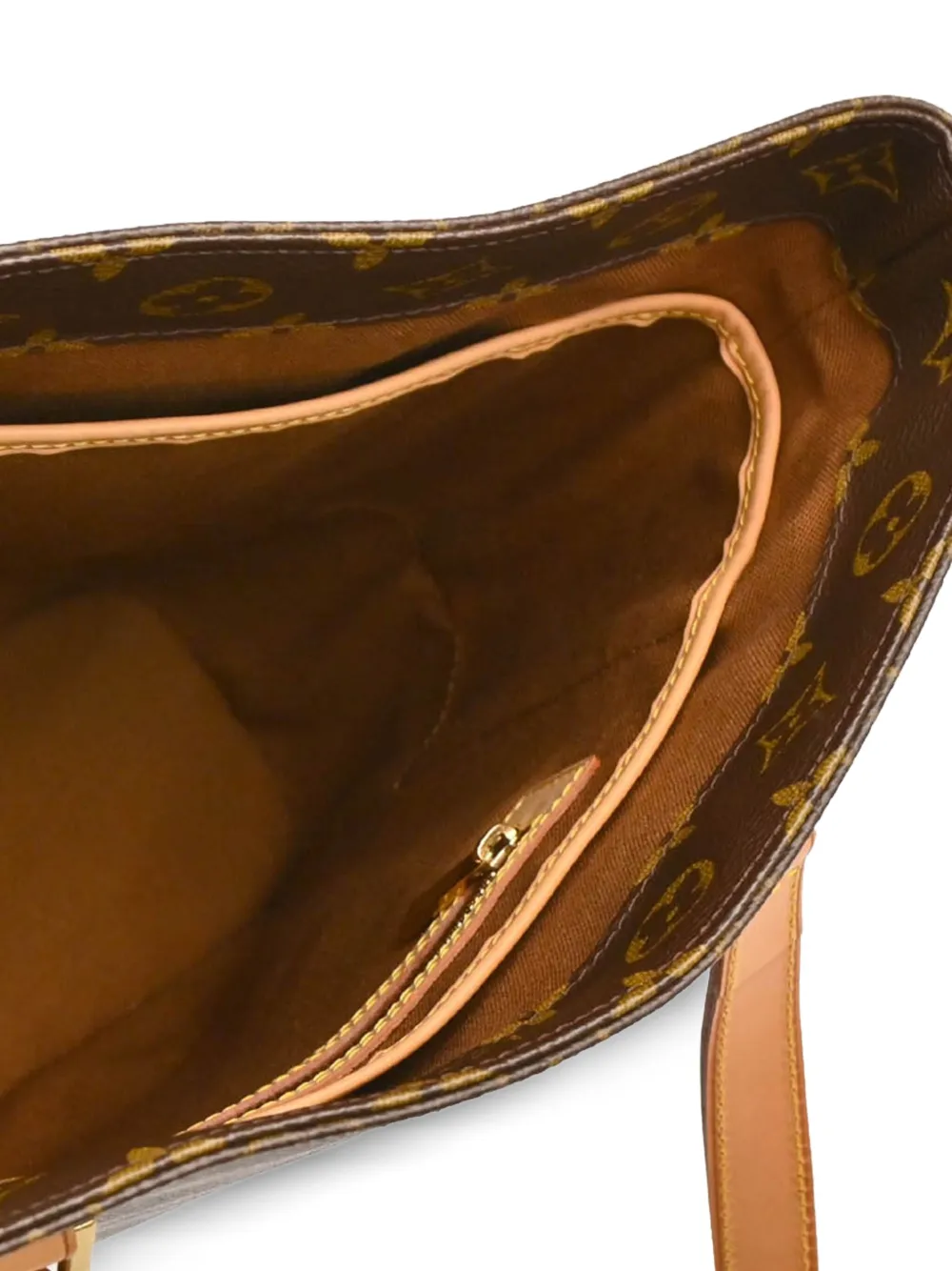 Pre-owned Louis Vuitton 2002 Monogram Vavin Gm Tote Bag In Brown