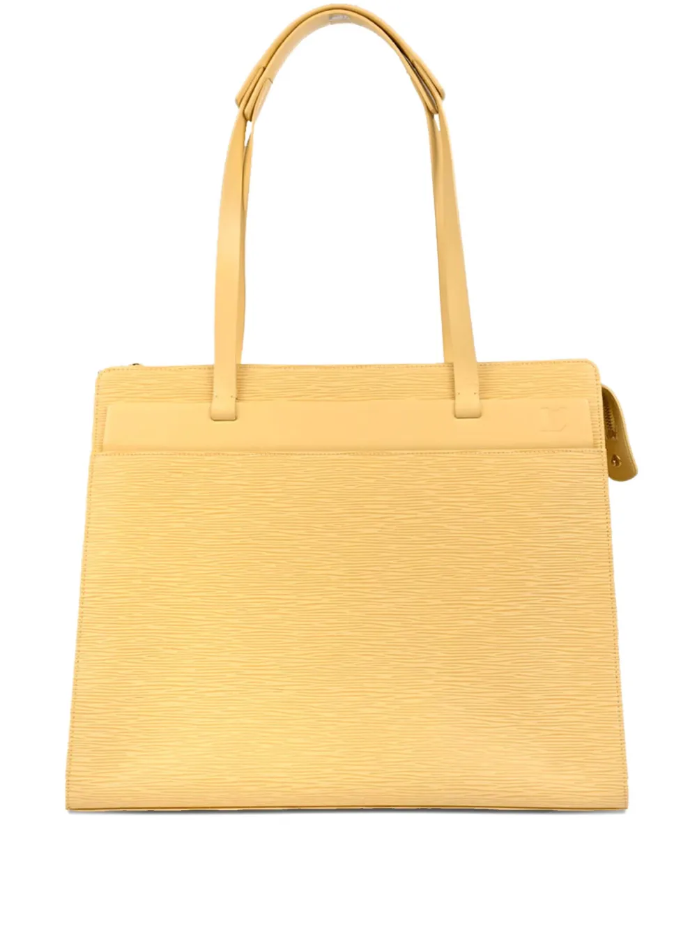 Pre-owned Louis Vuitton 2000 Croisette Gm Tote Bag In Yellow