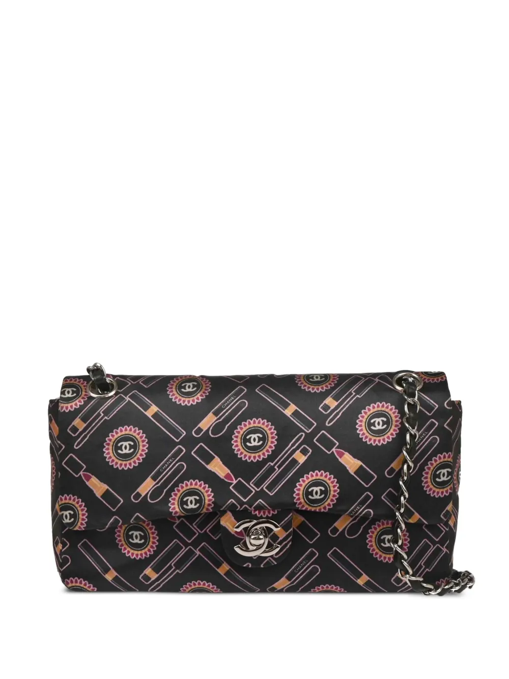 CHANEL Pre-Owned Borsa a spalla Lipstick Classic Single Flap 2005 - Nero