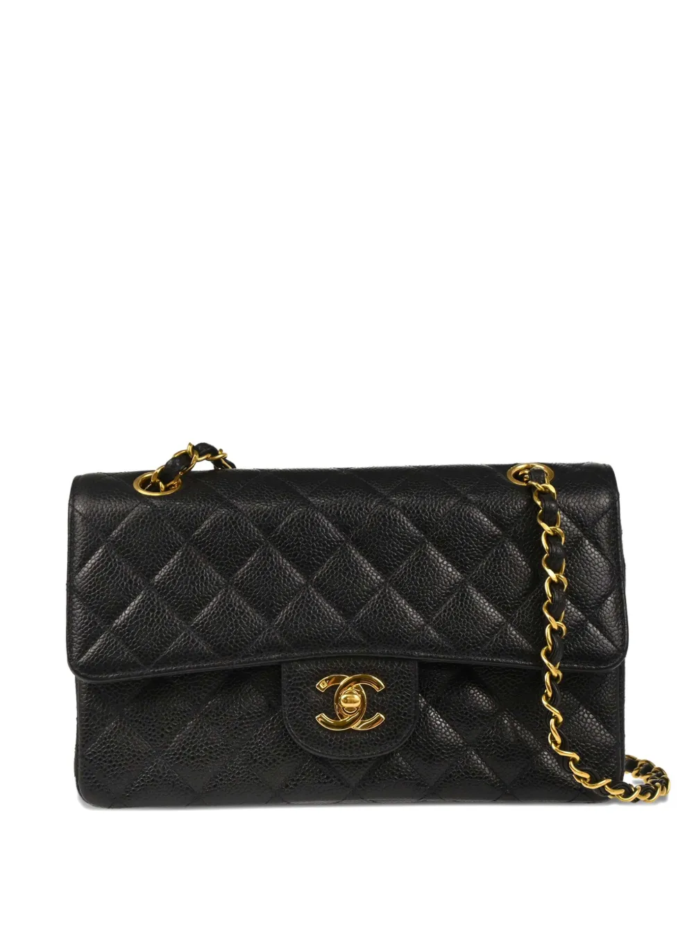 CHANEL Pre-Owned 1995 small Classic Double Flap shoulder bag | Black | Image 1