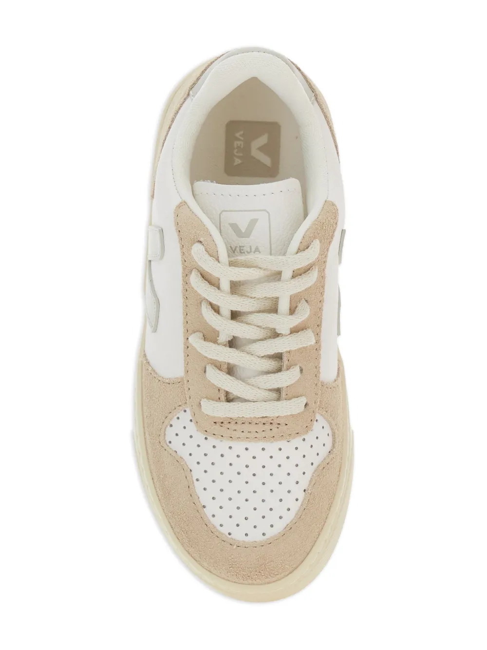 VEJA Kids v-logo perforated sneakers Neutrals