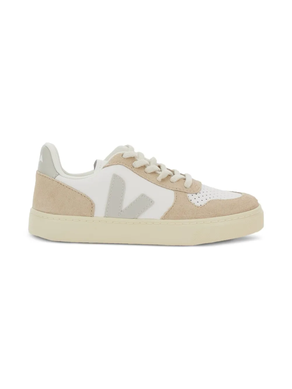 VEJA Kids v-logo perforated sneakers Neutrals