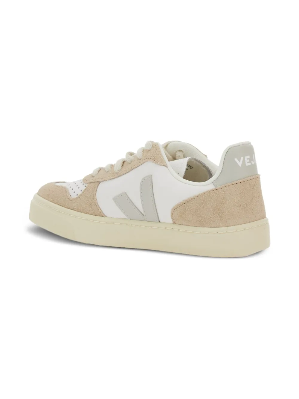 VEJA Kids v-logo perforated sneakers Neutrals