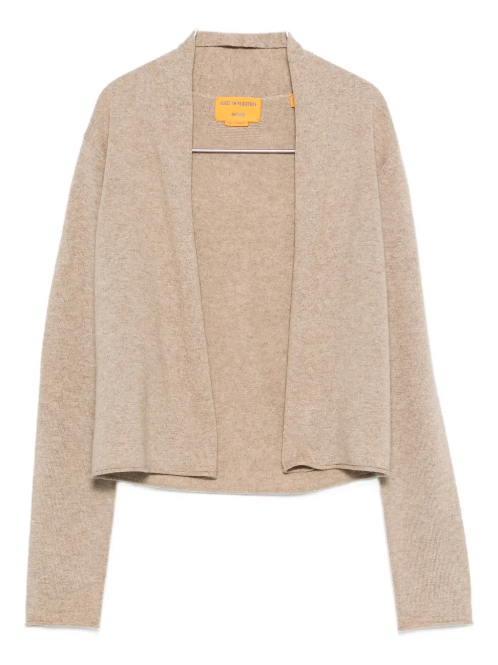 Guest In Residence Hook-closure Cashmere Cardigan In Neutral
