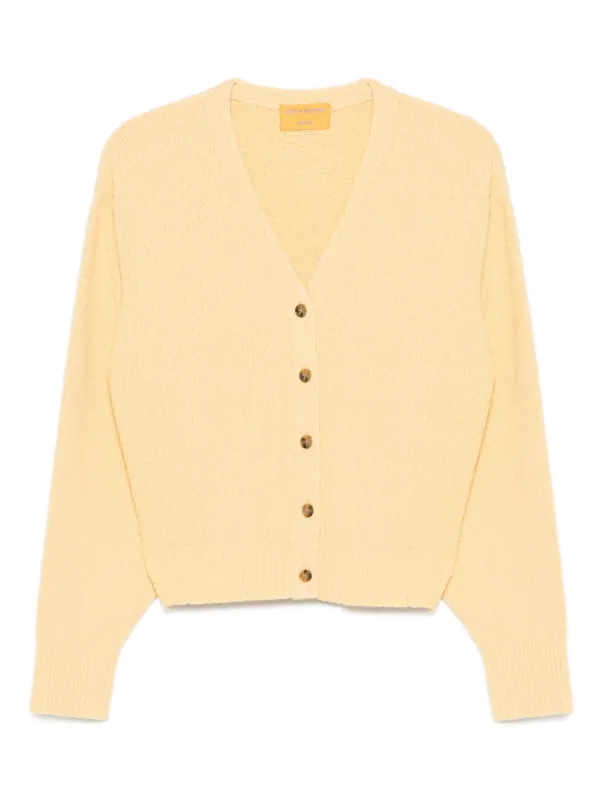 新品L'Appartement GOLD BUTTON V/N CARDIGAN Gold Button V-neck