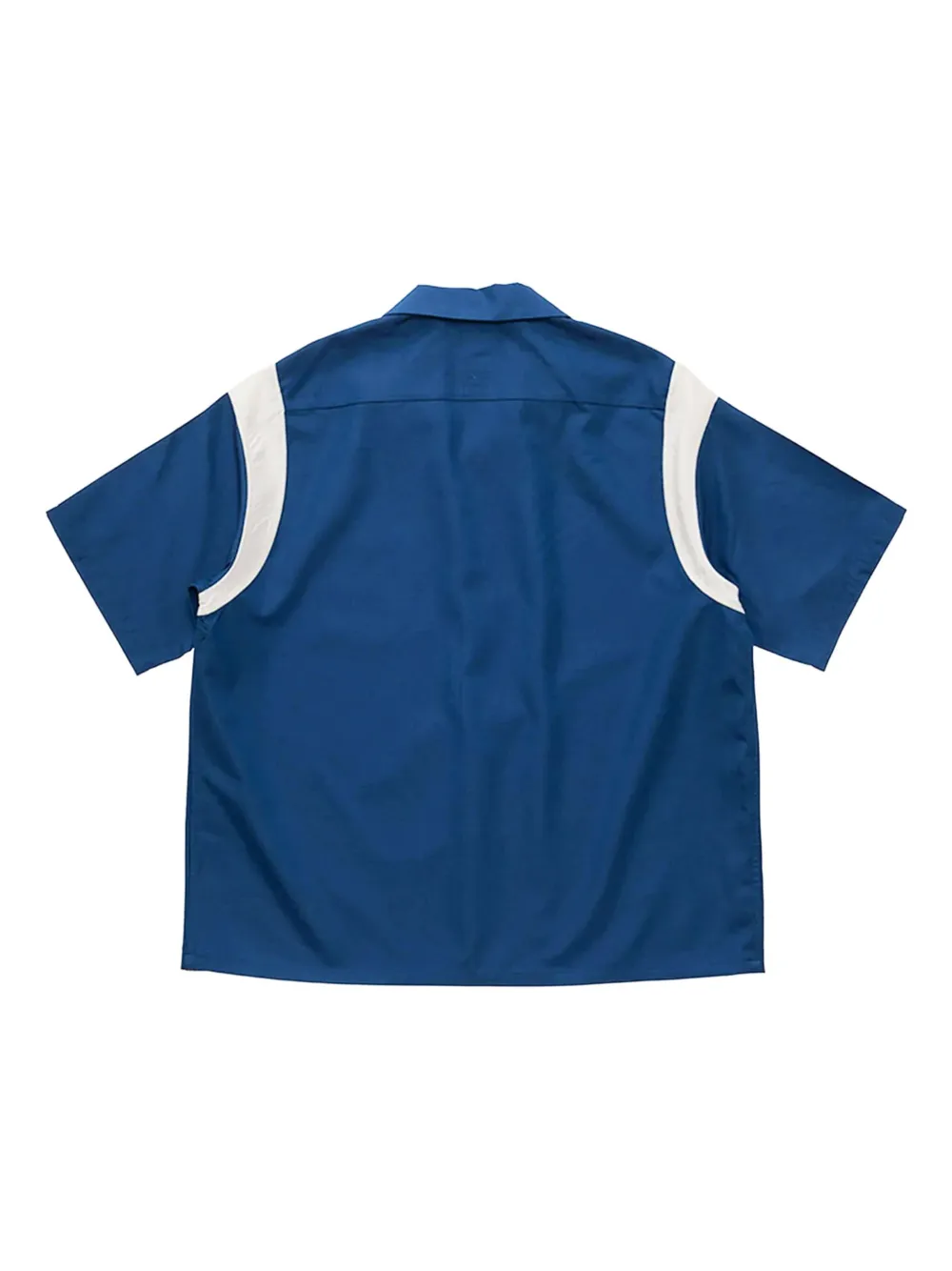 Visvim Douglas bowling-stripe shirt - Blauw