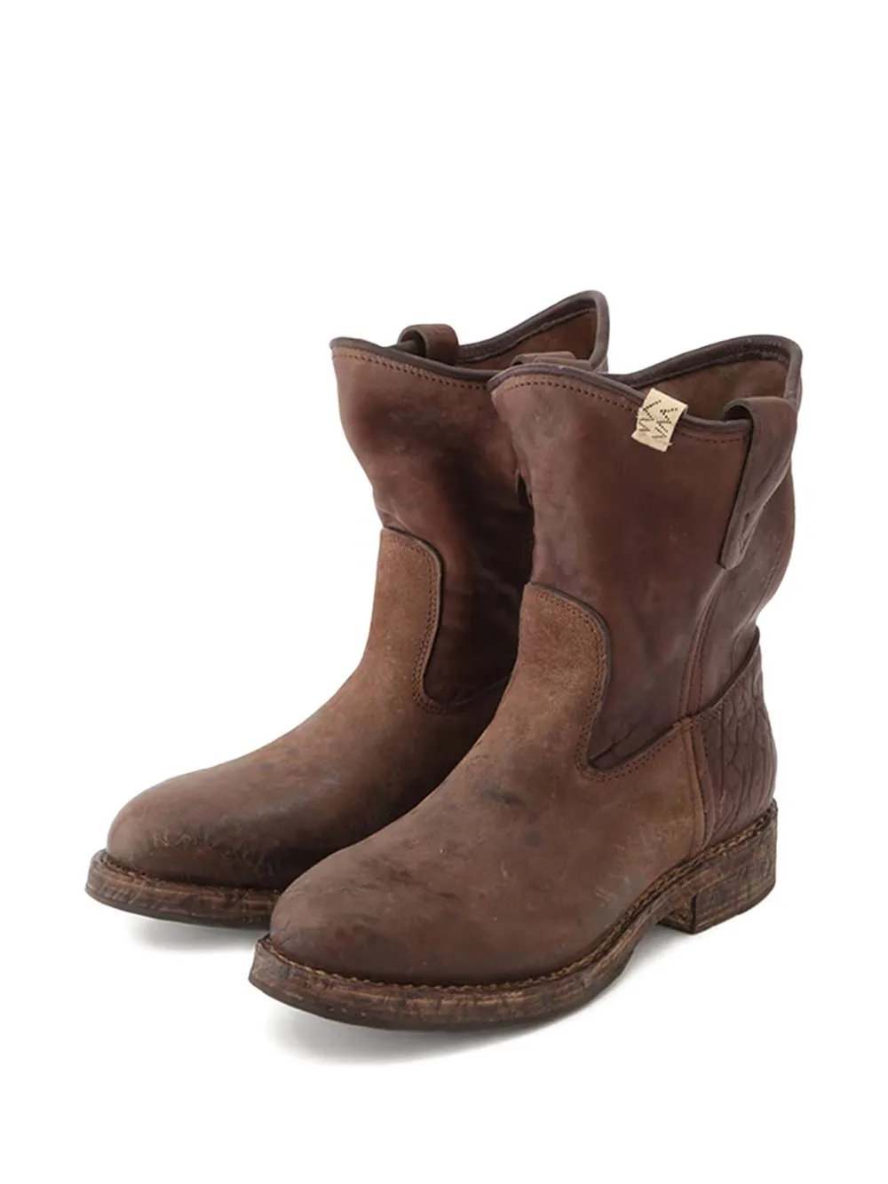 visvim leather pull-on boots | Chelsea Boots | Image 2
