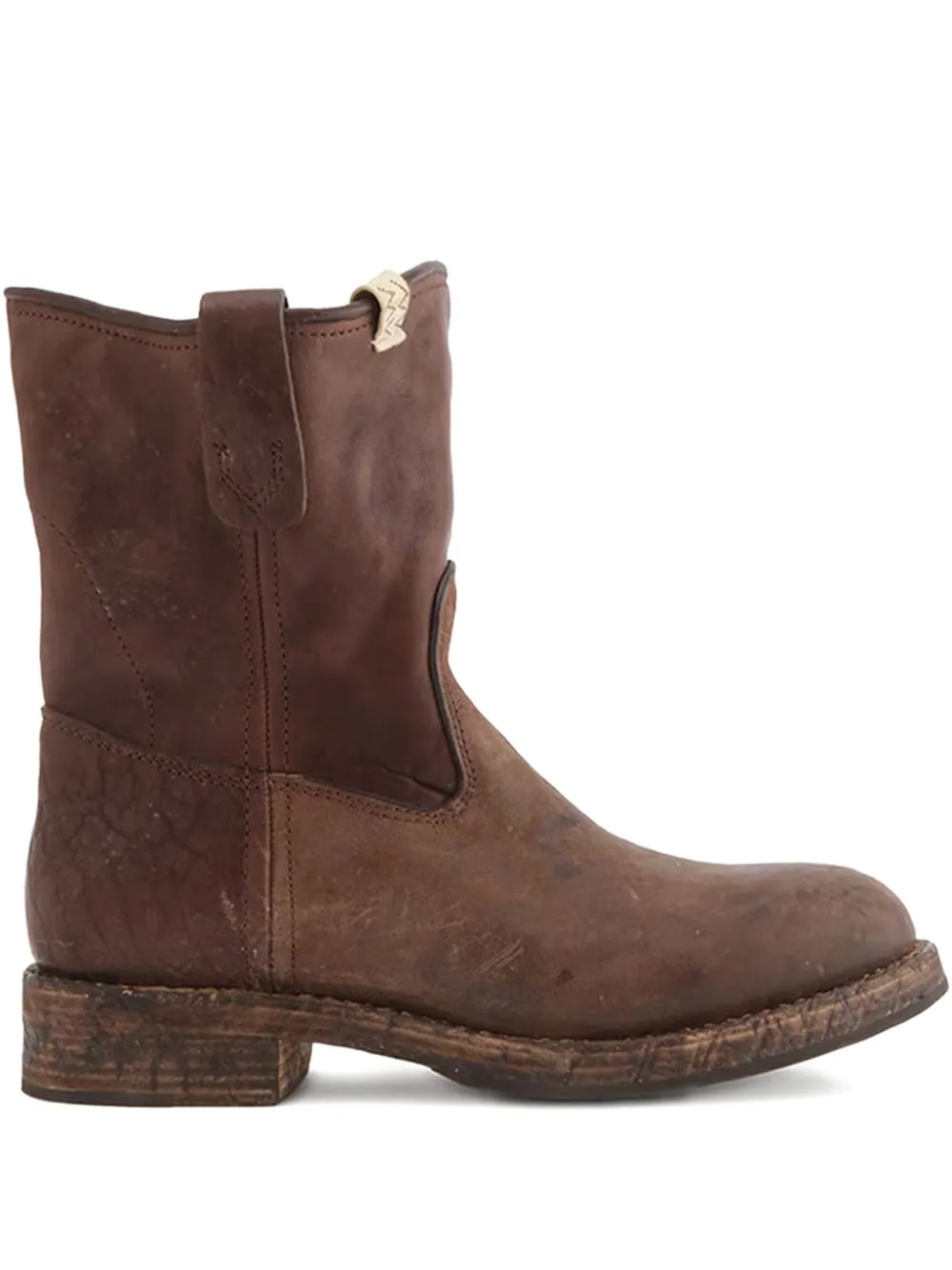 visvim leather pull-on boots | Brown | Image 1