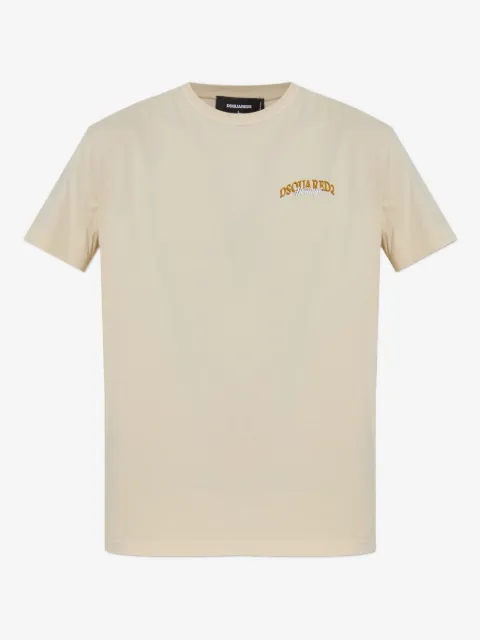 DSQUARED2 t-shirt en coton à logo brodé