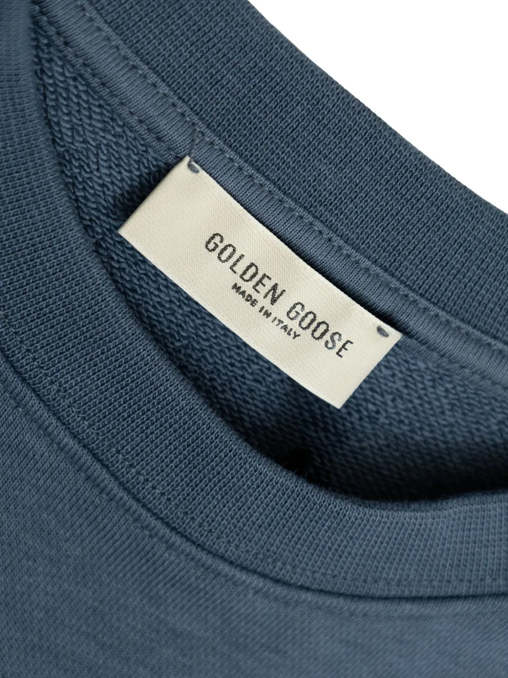 Golden Goose Kids Sweater met logo Blauw