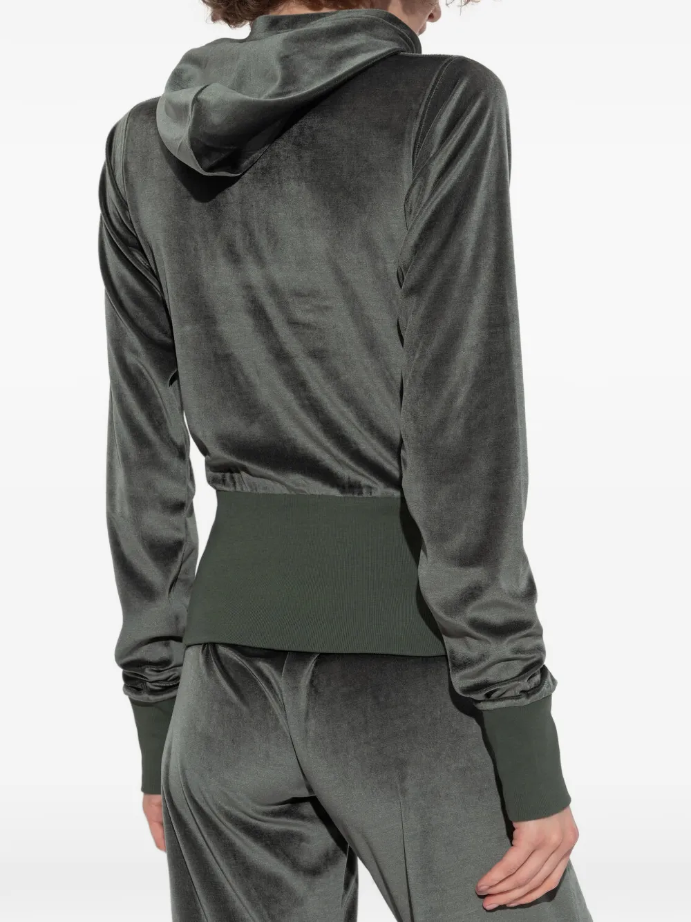 Balenciaga Hoodie met rits Grijs
