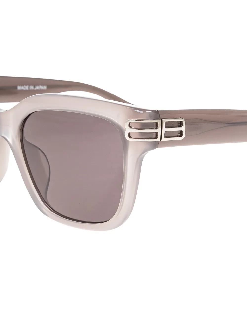 Balenciaga Eyewear Casino triple-detail square sunglasses Roze