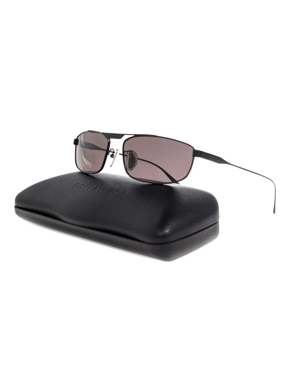 Balenciaga Eyewear rectangular-frame sunglasses - Zwart