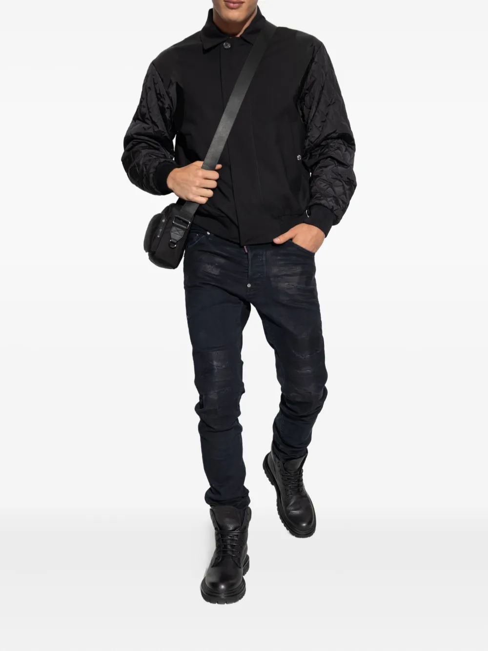DSQUARED2 Gerafelde jeans - Zwart