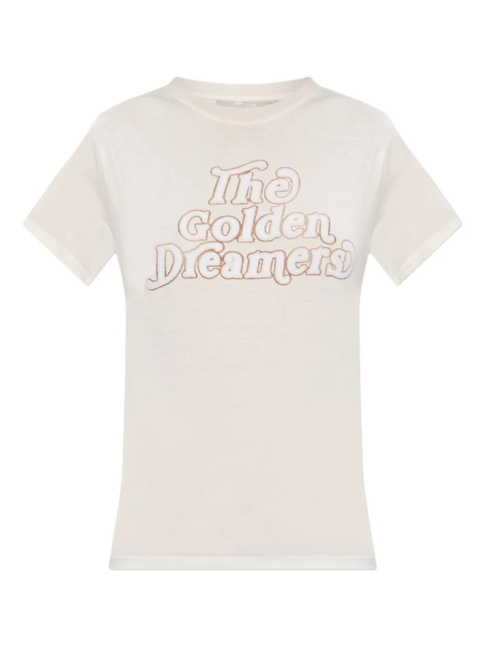 Golden Goose star-embellished printed T-shirt Wit