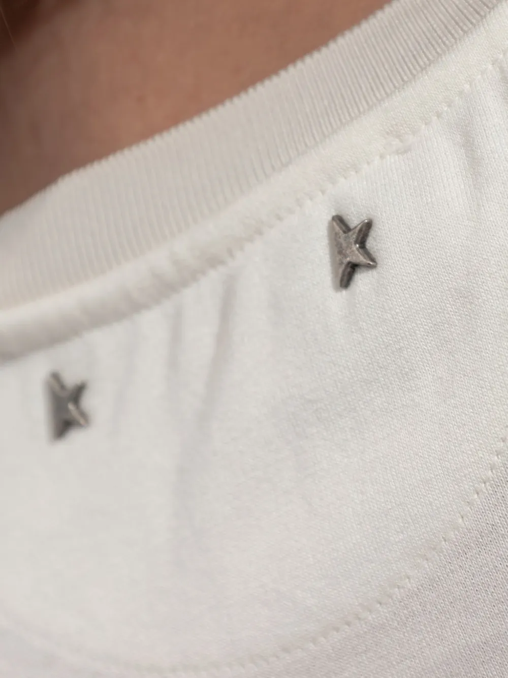 Golden Goose star-embellished printed T-shirt Wit