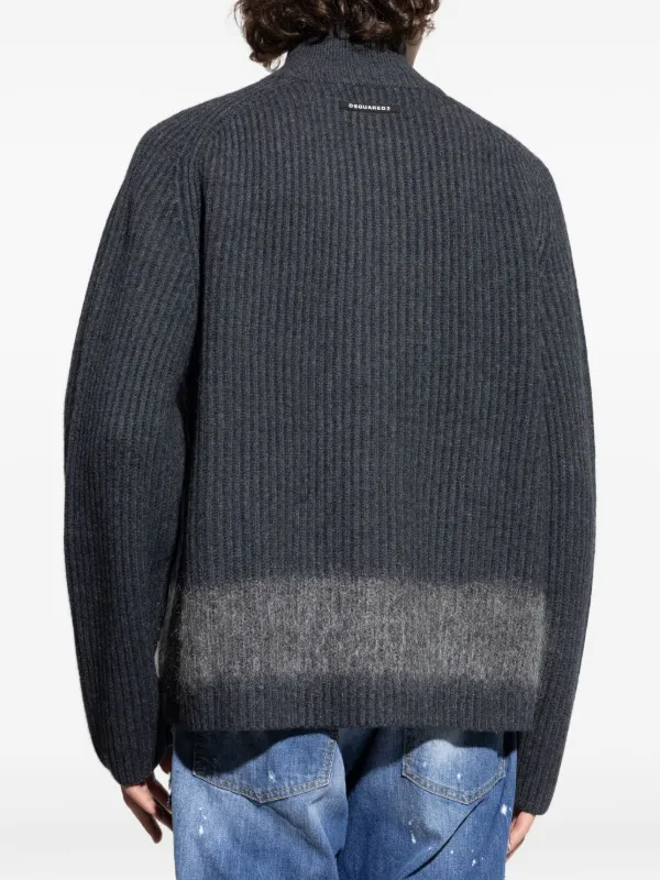 DSQUARED2 ジップアップ カーディガン | グレー | FARFETCH JP